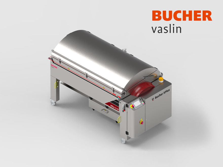 bucher xplus n2 pressoir sous inertage integral cage ouverte