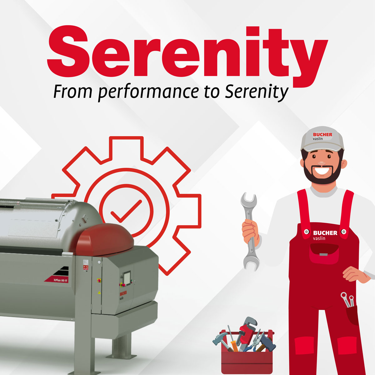 Maintenance préventive materiels vinification vendanges Bucher Vaslin