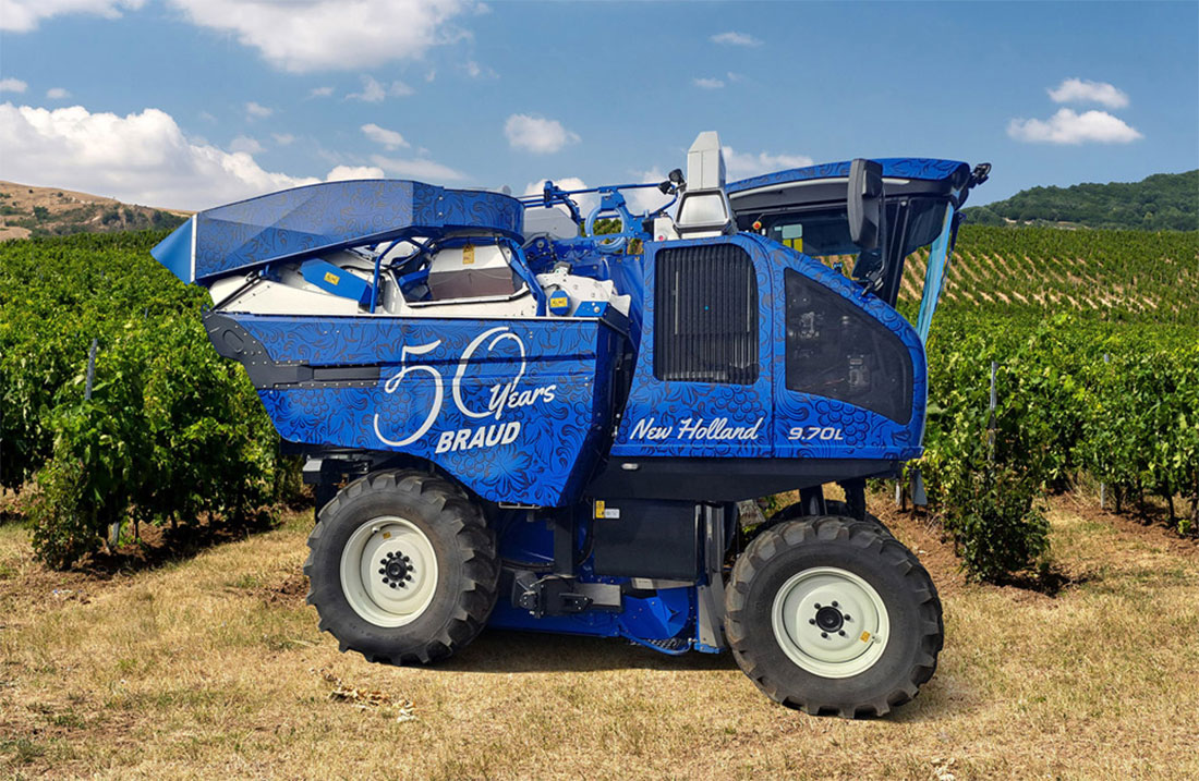 Machine à vendanger Braud 50 ans