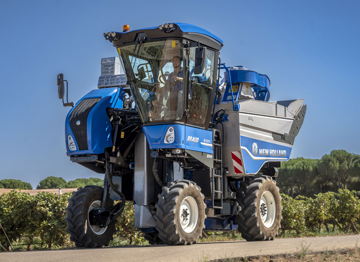 9 70 l machine a vendanger braud confort connectee new holland