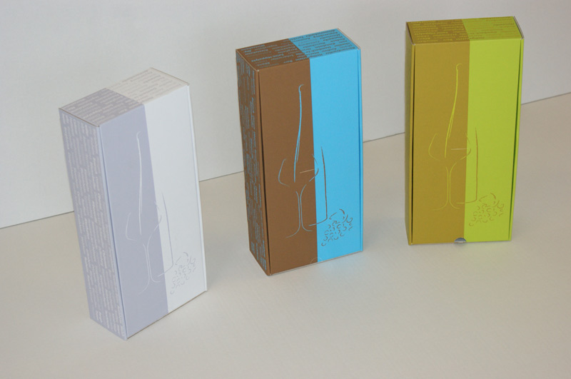 smurfit Coffrets carton 2 bouteilles Alsace Mat b