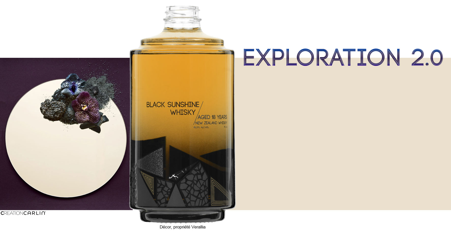 exploration carnet de style design bouteilles verre 2018