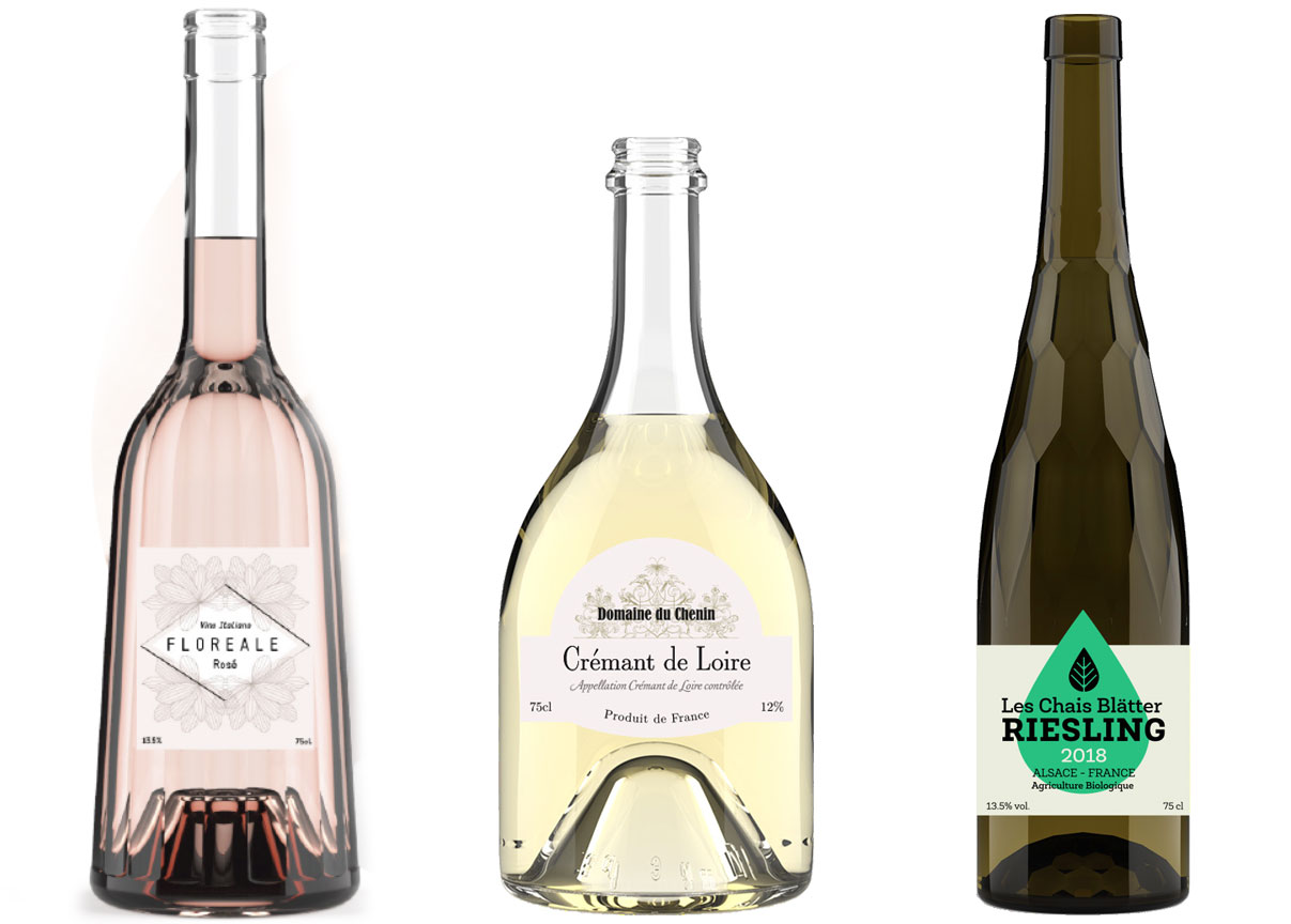 tendance forme design bouteille vin selective line