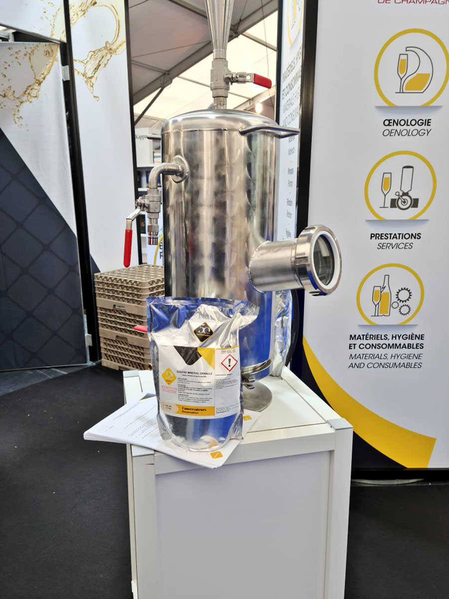 appareil production so2 vin