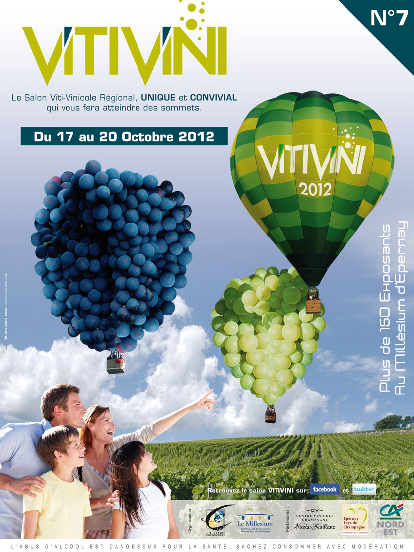 affiche salon viti-vini 2012 epernay