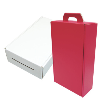 Coffret 2 bouteilles couchées avec poignée pour bouteilles de vins de Smurfit Kappa parnalland