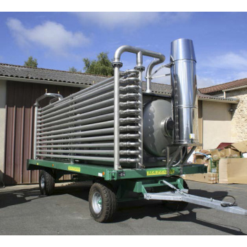 Échangeur à vendange, Tube in Tube, qui permet de refroidir ou de réchauffer de la vendange entière pour réaliser sur celle-ci des traitements thermiques j