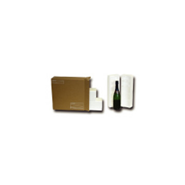 Etui carton pour 3 boites polystyrene emballages carton pour bouteille de vin Smurfit Kappa