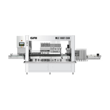 Monobloc encaneuse automatique GAI, la solution complète pour le conditionnement professionnel en canettes du vin. Avec sa technologie brevetée de remplissage, son système anti-oxydation et son contrôle pondéral intégré, garantissez une production de qualité. Compatible produits gazeux et tranquilles.